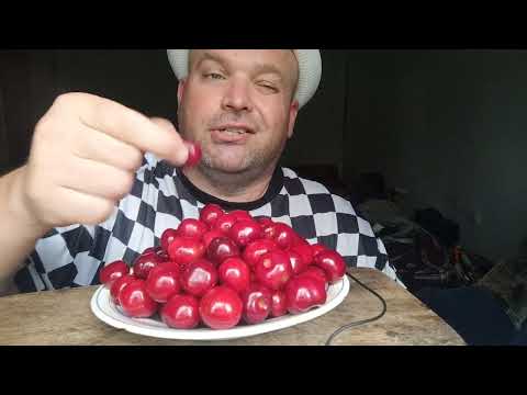 Видео: ОБЖОР черешня красная/перекус/мукбанг