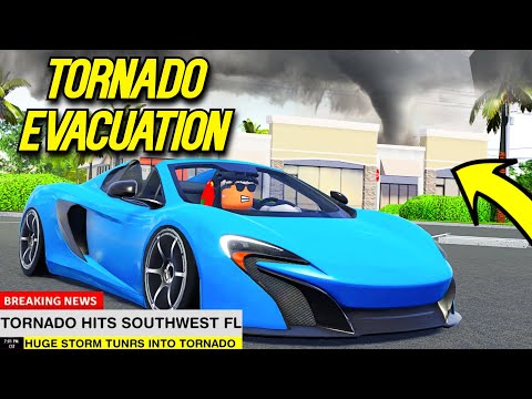 Видео: Roblox Roleplay - СИЛЬНЫЙ ШТОРМ ПРИВОДИТ К ЭВАКУАЦИИ ИЗ-ЗА ТОРНАДО!