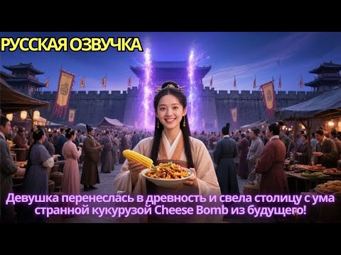 Видео: Девушка перенеслась в древность и свела столицу с ума странной кукурузой Cheese Bomb из будущего!