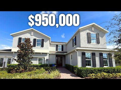 Видео: ПОТРЯСАЮЩИЙ новый дом недалеко от Орландо, Флорида