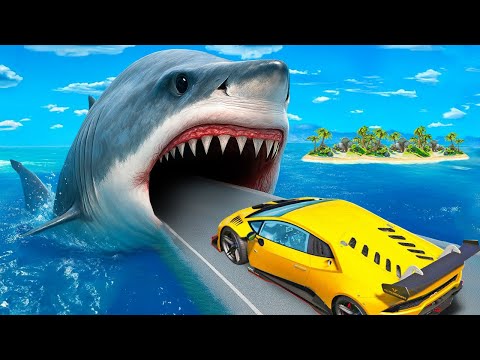Видео: СМОЖЕТ ЛИ ЛАМБА ПРОЕХАТЬ МЕГАЛОДОНА В ГТА 5 ? - ЭКСПЕРИМЕНТ В GTA 5