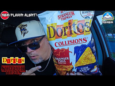 Видео: Обзор Doritos® Collisions: пицца и прохладное ранчо из Stranger! | Doritos® из Stranger Things! |...