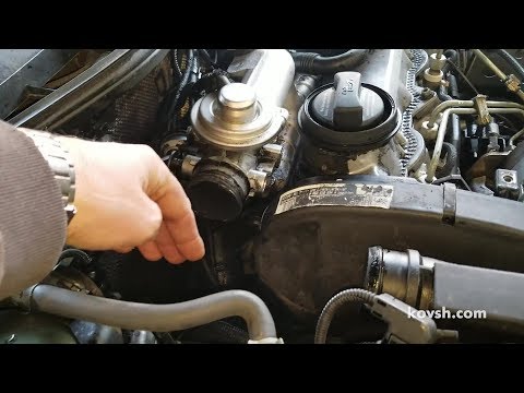 Видео: Причина троения и стрельбы во впускном коллекторе на Skoda Octavia 1.9d, AGR