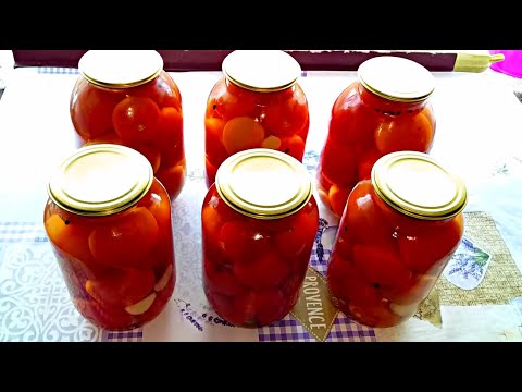 Видео: ИЗУМИТЕЛЬНО ВКУСНЫЕ МАРИНОВАННЫЕ ПОМИДОРЫ ! ВМИГ СЪЕДАЮТСЯ, ВЕСЬ МАРИНАД ВЫПИВАЕТСЯ !