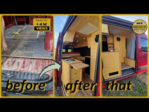 Видео: 😎 Спринтер Леа Campervan🛠️Time-Lapse 800 часов за 20 минут, все шорты в одном видео 😁