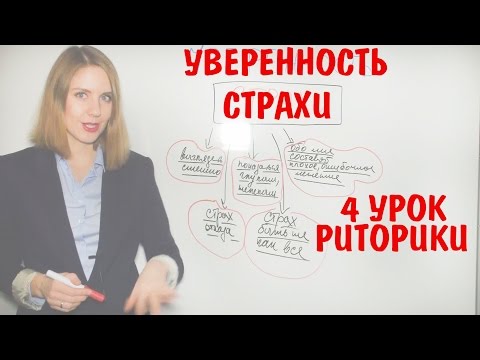 Видео: Как говорить УВЕРЕННО. Уверенность в себе. 4 УРОК РИТОРИКИ