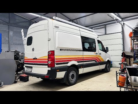 Видео: ПОЧТИ ГОТОВ! Автодом VW Crafter/MB Sprinter