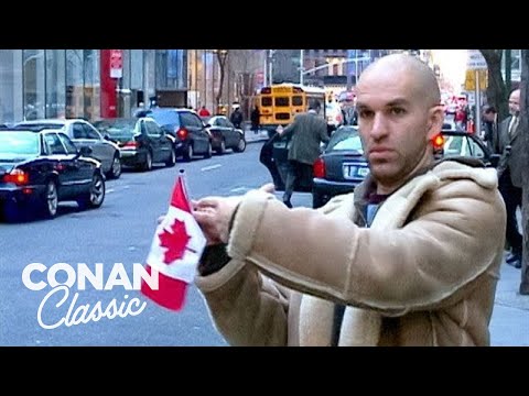 Видео: Энди Блитц едет на такси в Торонто | Late Night с Конаном О’Брайеном