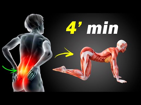 Видео: 4 минуты этого супер-упражнения избавят вас от болей в пояснице.