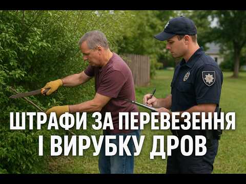 Видео: Реальна історія про штраф і кримінальну справу за перевезення дров. Не повторюйте цих помилок!