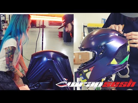 Видео: Красота и мотоциклы: оклейка мотоциклов винилом