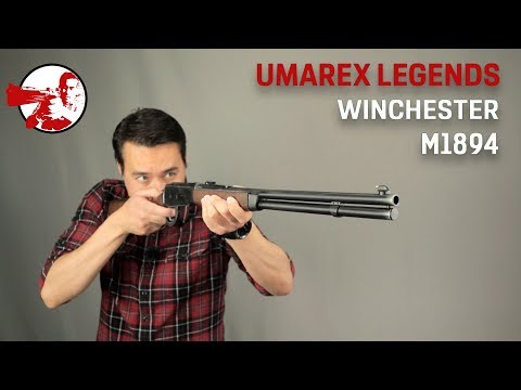 Видео: Umarex Legends Winchester 1894. C гильзами и скобой.