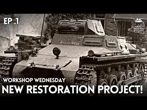 Видео: МАСТЕРСКАЯ СРЕДА: Новый РАБОТАЮЩИЙ проект реставрации Panzer I Ausf. B!