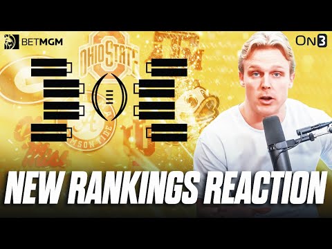 Видео: РЕАКЦИЯ на НОВЫЙ рейтинг плей-офф студенческого футбола | Университет штата Огайо по-прежнему №1,...