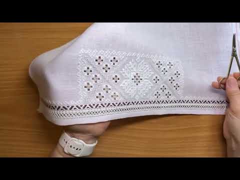 Видео: 81. Готові уставки. (сорочка сучасного крою, тканина - Belfast – Rose Blush)