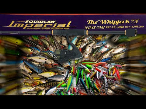 Видео: Squidlaw Imperial NIMS - 73 и воблеры. Обзор спиннингового удилища. Часть 2