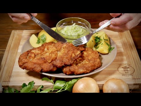 Видео: Как приготовить лучший жа́реный шни́цель?