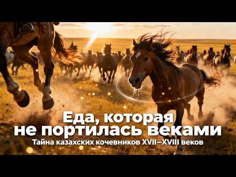 Видео: Что ели казахские кочевники XVII–XVIII веков? Секрет силы 🐎 4К