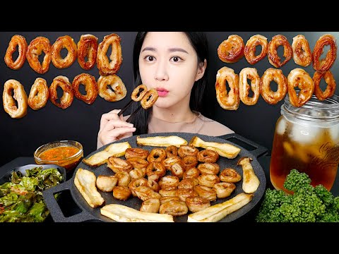 Видео: Мукбанг Свиная Кишка На Гриле Real Sound MUKBANG | ASMR | EATING SOUND