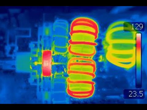 Видео: Транзисторный УМ на 1200 Вт, BLF188, 42 V, 7Вт на вход, ч 5, финальная.