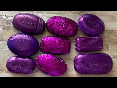 Видео: ASMR SOAP| Cutting colored soaр | Soap Carving| Резка крашенного мыла