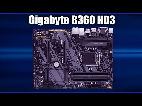 Видео: Материнская плата Gigabyte B360 HD3