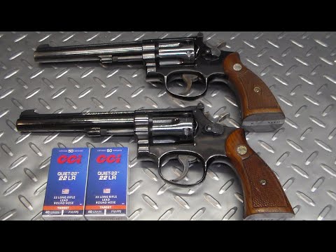 Видео: Smith and Wesson K22/Model 17 и бесшумные патроны CCI