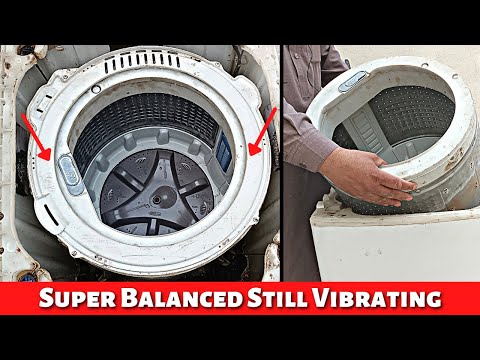 Видео: Встряхивание барабана стиральной машины с вертикальной загрузкой / решение для вибрации