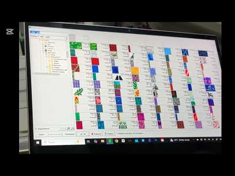 Видео: Designa Knit 8 для перфокарточных вязальных машин. Возможности программы.