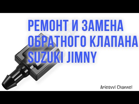Видео: 13 Ремонт и замена обратного клапана Suzuki Jimny.