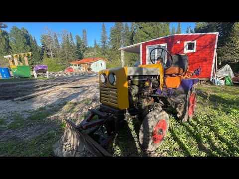 Видео: Минитрактор из прошлого КМЗ-012/ХТЗ-010. Первый обзор после покупки