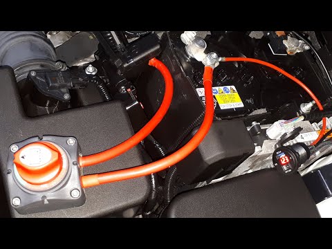 Видео: Инструкция: выключатель аварийного отключения аккумулятора автомобиля (лучше отключить отрицатель...