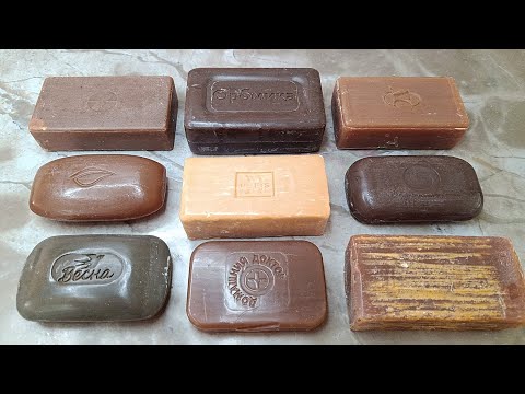Видео: Soap Cutting🧼ASMR🔪Резка сухого мыла 9