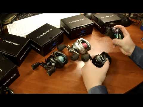 Видео: Отзыв о мультипликаторной катушке Cadence Vigor. Сравнение с другими катушками Cadence.