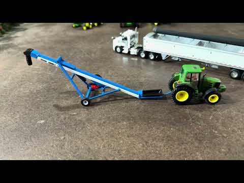 Видео: Agri Print 3D Blue Unload Obger, масштаб 1:64