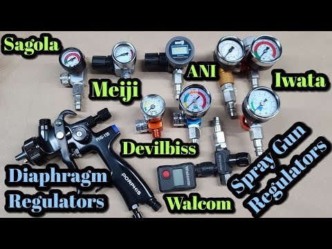Видео: Регуляторы воздуха и мембранные регуляторы для краскопультов: что они делают и зачем они нужны, ч...