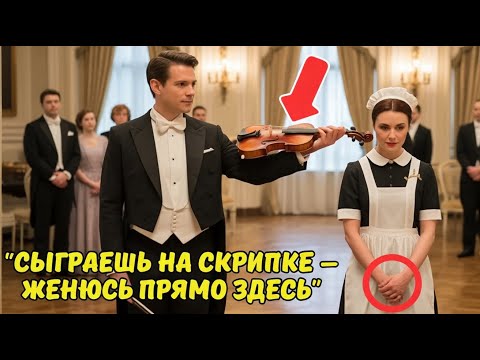 Видео: Играй на скрипке, и я женюсь на тебе!» — усмехнулся миллионер, но финал заставил всех замолчать