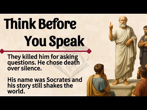 Видео: 🧠 Подумай, прежде чем говорить. Мудрость Сократа 📖 Оцениваемый читатель🎧 Практика аудирования на ...