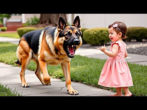 Видео: Никто не мог подойти к самой агрессивной полицейской собаке, пока девочка не изменила всё.