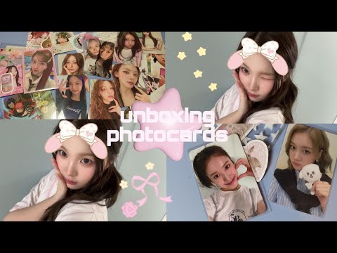Видео: ⋆˚꩜｡ распаковала кпоп карт / stayc yena nmixx illit ୧ ‧₊🎐