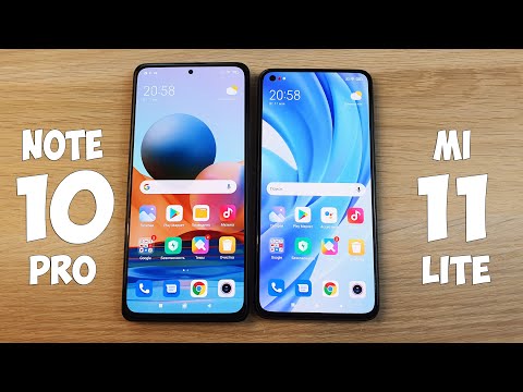 Видео: REDMI NOTE 10 PRO VS XIAOMI MI 11 LITE - ЧТО ЛУЧШЕ? ПОЛНОЕ СРАВНЕНИЕ!