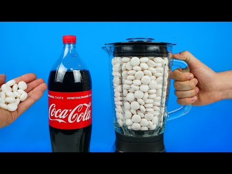 Видео: Эксперимент: Блендер vs Кола и Ментос