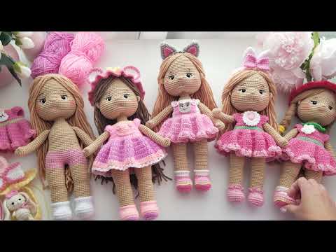 Видео: Вязовлог Игрушки/Кукла крючком/Вязаная кукла