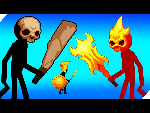Видео: НАПУГАЛИ ВЕЛИКАНАМИ! Stickman Battle