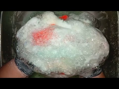 Видео: ASMR 🍋/Thick Cleaning Paste/Rinsing/Густая Чистящая Паста/Губки/Полоскание/🍋
