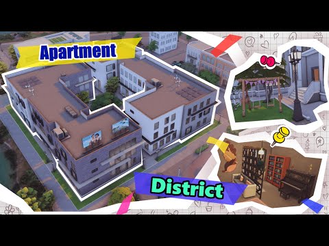 Видео: я построила МНОГОКВАРТИРНЫЙ комплекс для дополнения СДАЕТСЯ | строительство | Sims 4