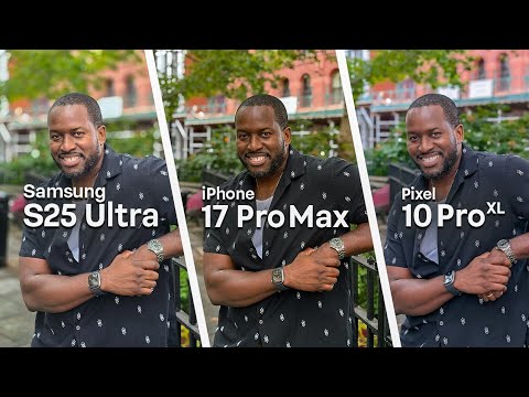 Видео: iPhone 17 Pro Max против Galaxy S25 Ultra против Pixel 10 Pro XL: Черный ТЕСТ