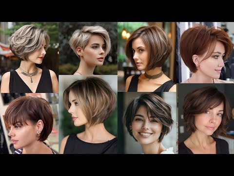 Видео: Самые красивые и шикарные идеи коротких стрижек и причесок / трендовые короткие стрижки 2025 года