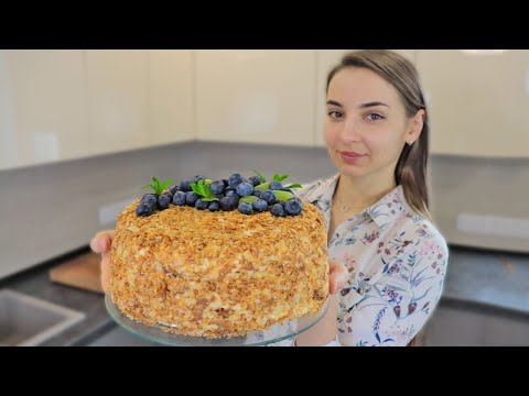 Видео: Хрустящий и нежный НАПОЛЕОН, простое  и вкусное домашнее слоеное тесто