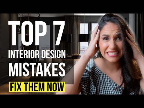 Видео: 7 главных ошибок в дизайне интерьера и как их исправить немедленно